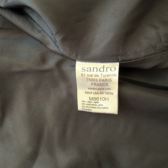 Sandro coat hoodie - Picture 5 of 7